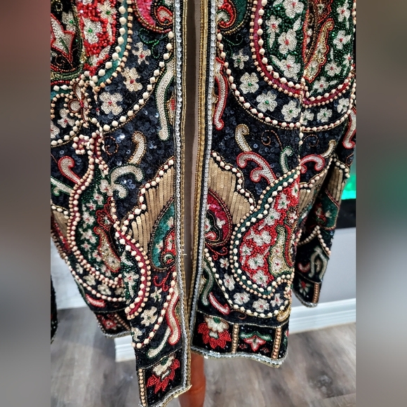 RICHILENE Embroidery Blazer Size 16 Great Condition - Picture 5 of 16